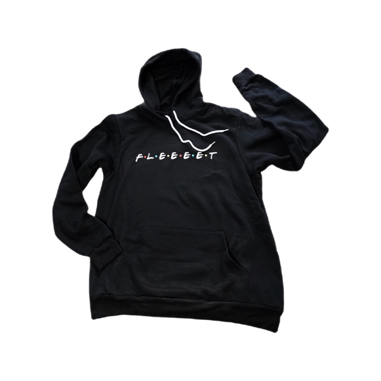 Fleet Black Pullover Hoodie